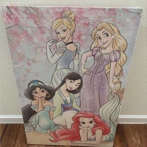 Disney Princess Canvas Art - Pink, Purple, Blue